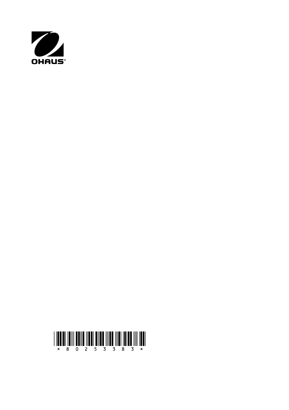 Ohaus PRIMER BALANCE Manual User Manual | Page 16 / 16