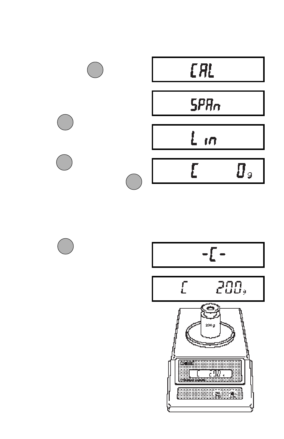 Linearity calibration | Ohaus JR Series Electronic Balances User Manual | Page 15 / 32