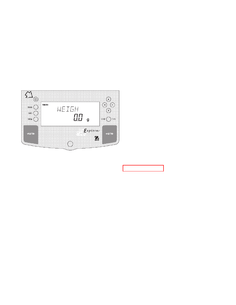 Calibration, 2 turning on the balance, 3 calibration | Power on/off, Stabilization | Ohaus E1M110 Explorer Balances User Manual | Page 13 / 47