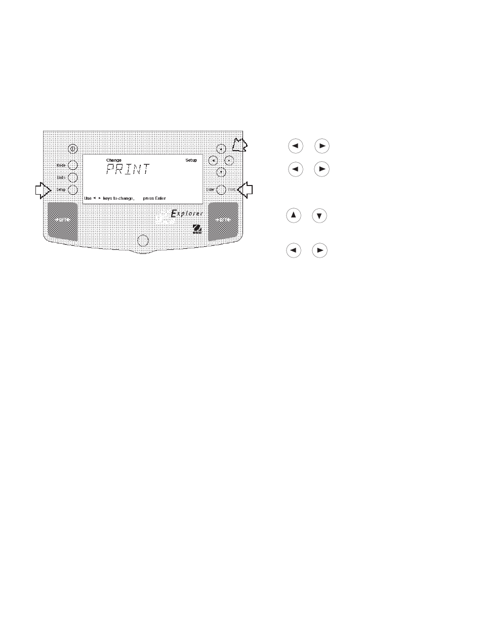 5 print, Procedure, Auto print feature | Interval, Print stable data only, Print numeric data only | Ohaus E1M110 Explorer Balances User Manual | Page 29 / 47