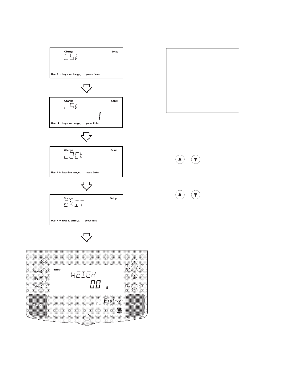 11custom unit (cont.) procedure (cont.) | Ohaus E1M110 Explorer Balances User Manual | Page 37 / 47