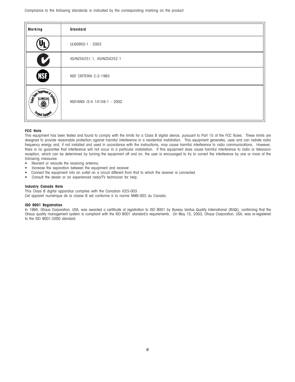 Ohaus CKW WASHDOWN CHECKWEIGHING SCALES_INDICATOR Manual en User Manual | Page 4 / 68