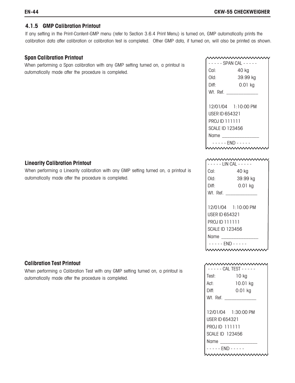 Ohaus CKW WASHDOWN CHECKWEIGHING SCALES_INDICATOR Manual en User Manual | Page 48 / 68
