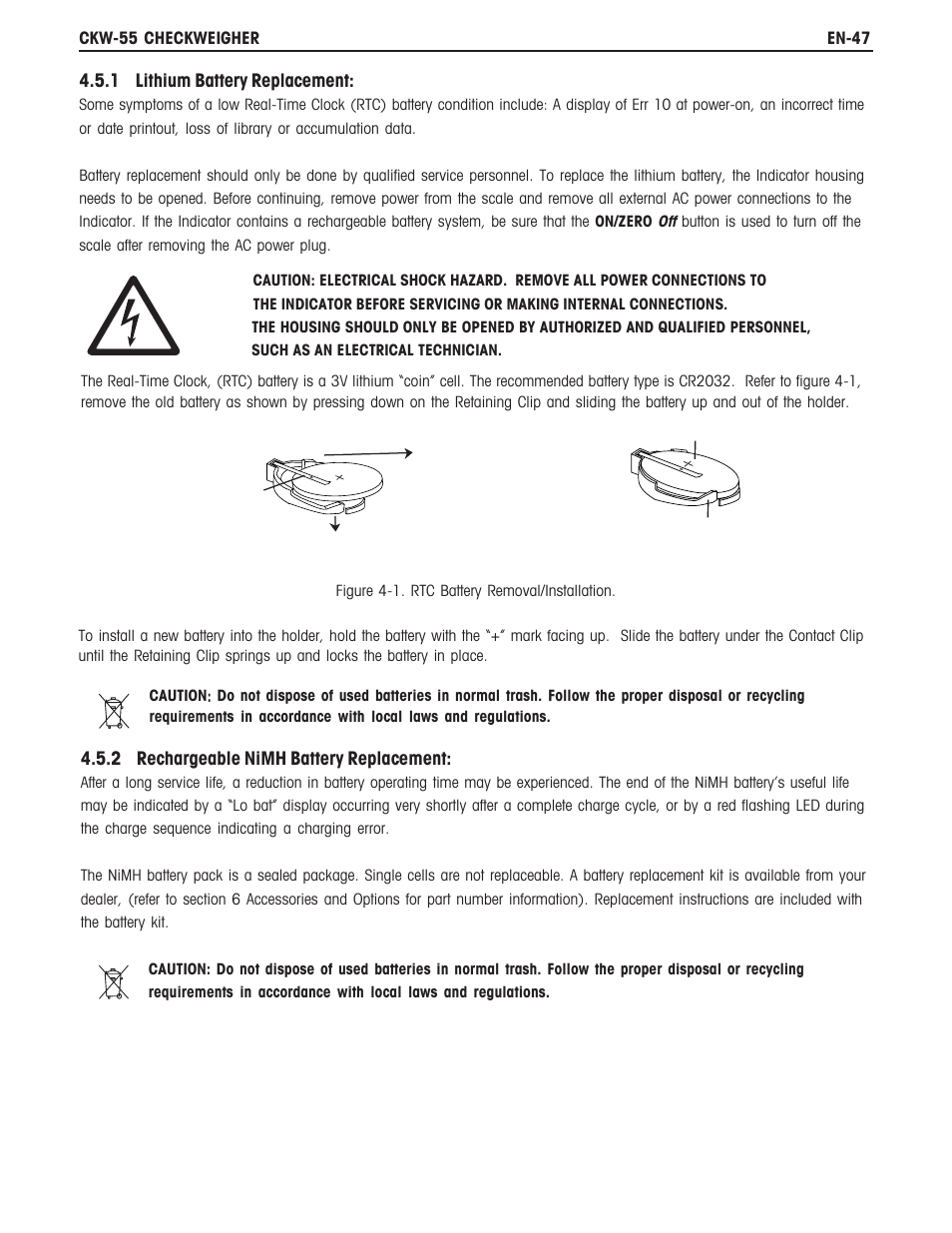 Ohaus CKW WASHDOWN CHECKWEIGHING SCALES_INDICATOR Manual en User Manual | Page 51 / 68