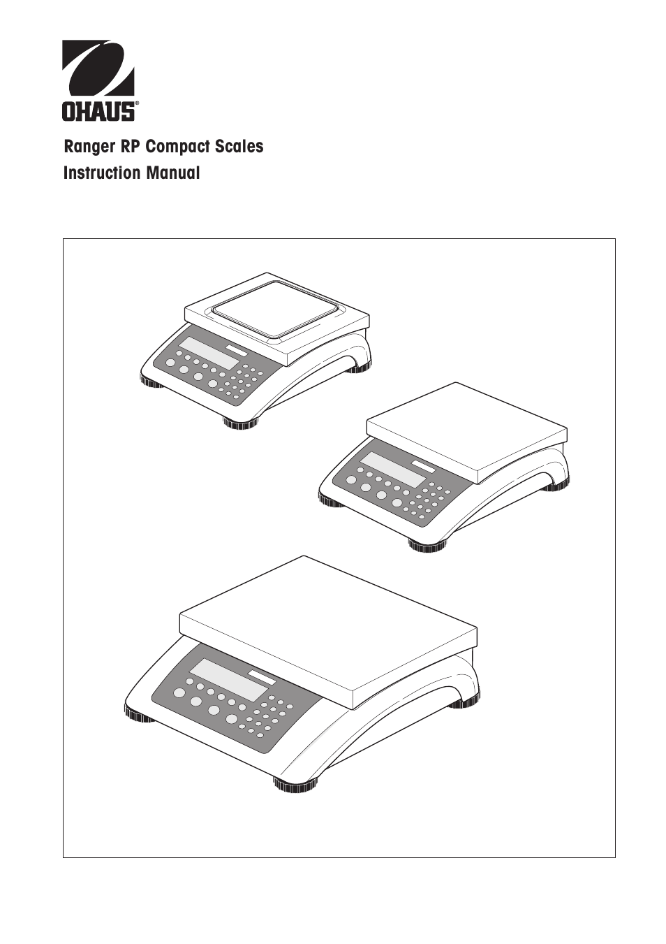 Ohaus RANGER ADVANCED COMPACT COUNTING SCALES Manual en User Manual | 72 pages