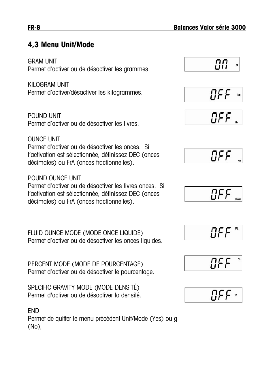 Ohaus Valor 3000 COMPACT FOOD SCALES Manual multi User Manual | Page 50 / 104