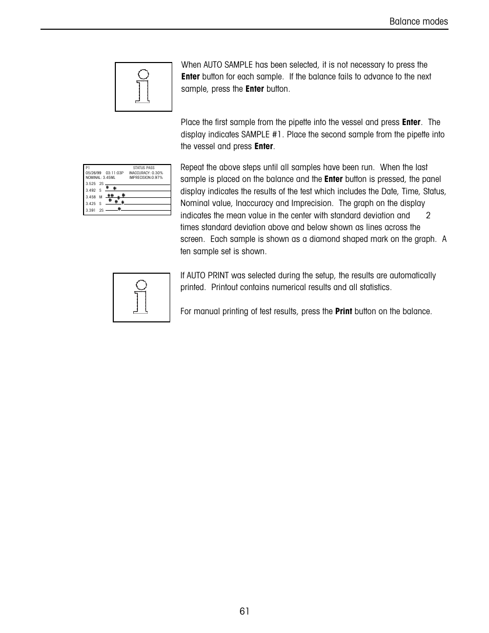 Balance modes | Ohaus Voyager Balances User Manual | Page 125 / 329