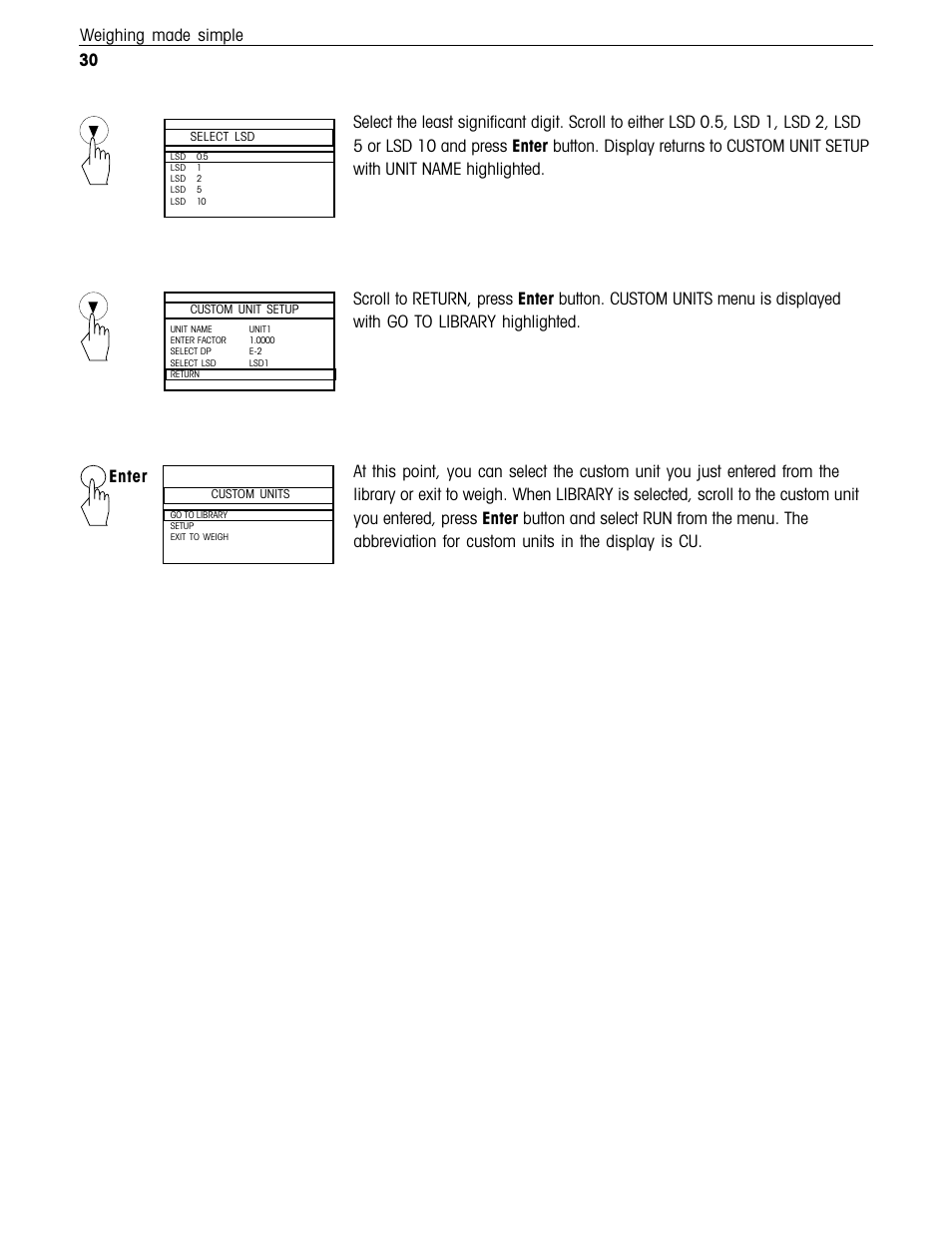 30 weighing made simple | Ohaus Voyager Balances User Manual | Page 183 / 329