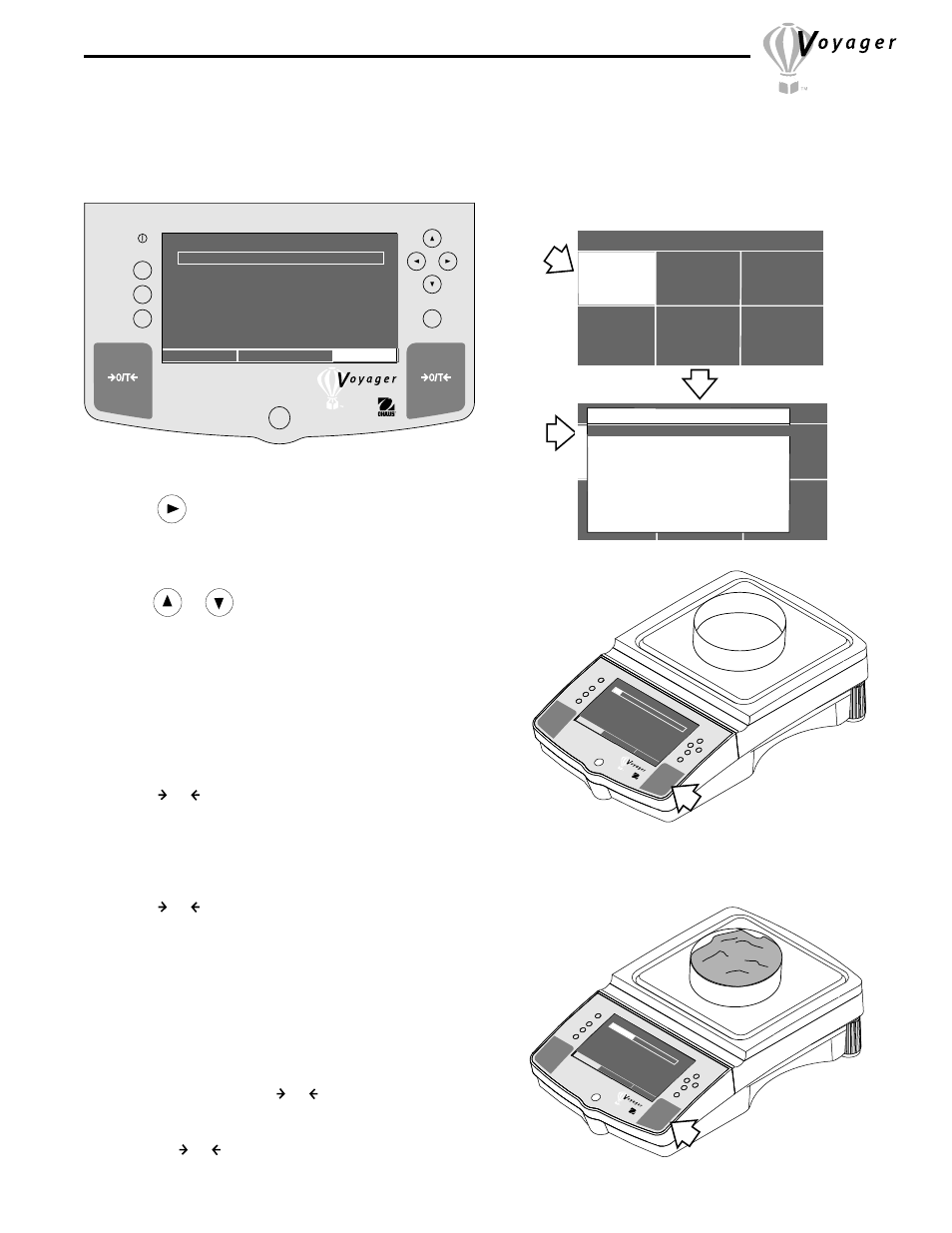 Basic weighing, 5 basic weighing, Procedure | Zero/tare | Ohaus Voyager Balances User Manual | Page 19 / 329