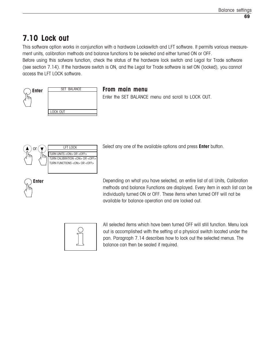 10 lock out | Ohaus Voyager Balances User Manual | Page 310 / 329