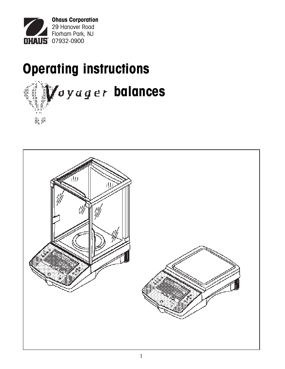 Operating instructions balances | Ohaus Voyager Balances User Manual | Page 65 / 329