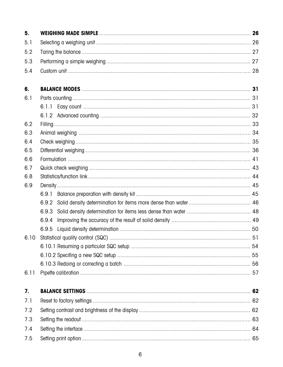 Ohaus Voyager Balances User Manual | Page 70 / 329