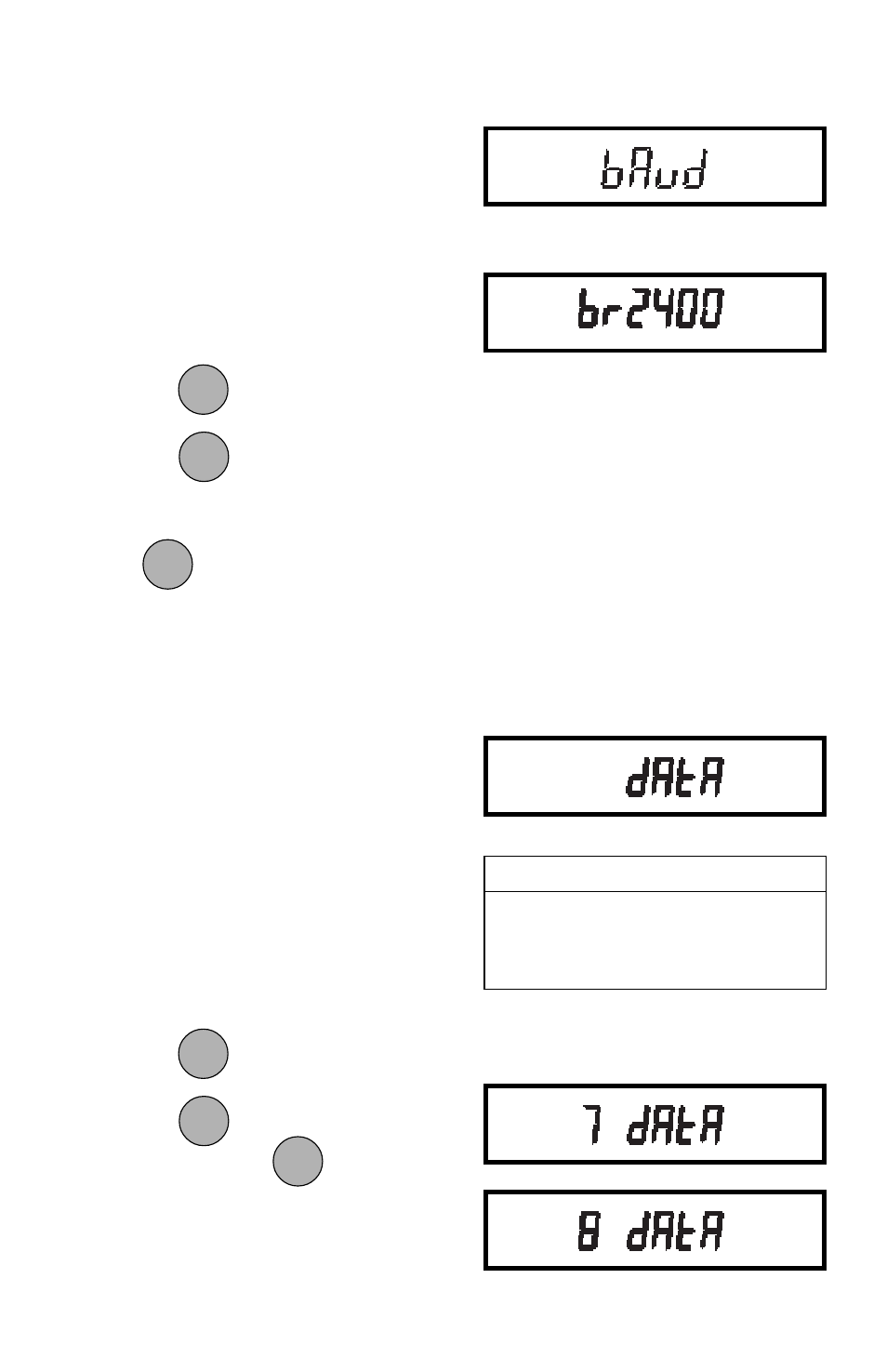 Baud rate, Data bits | Ohaus AS Series Electronic Balances User Manual | Page 78 / 89