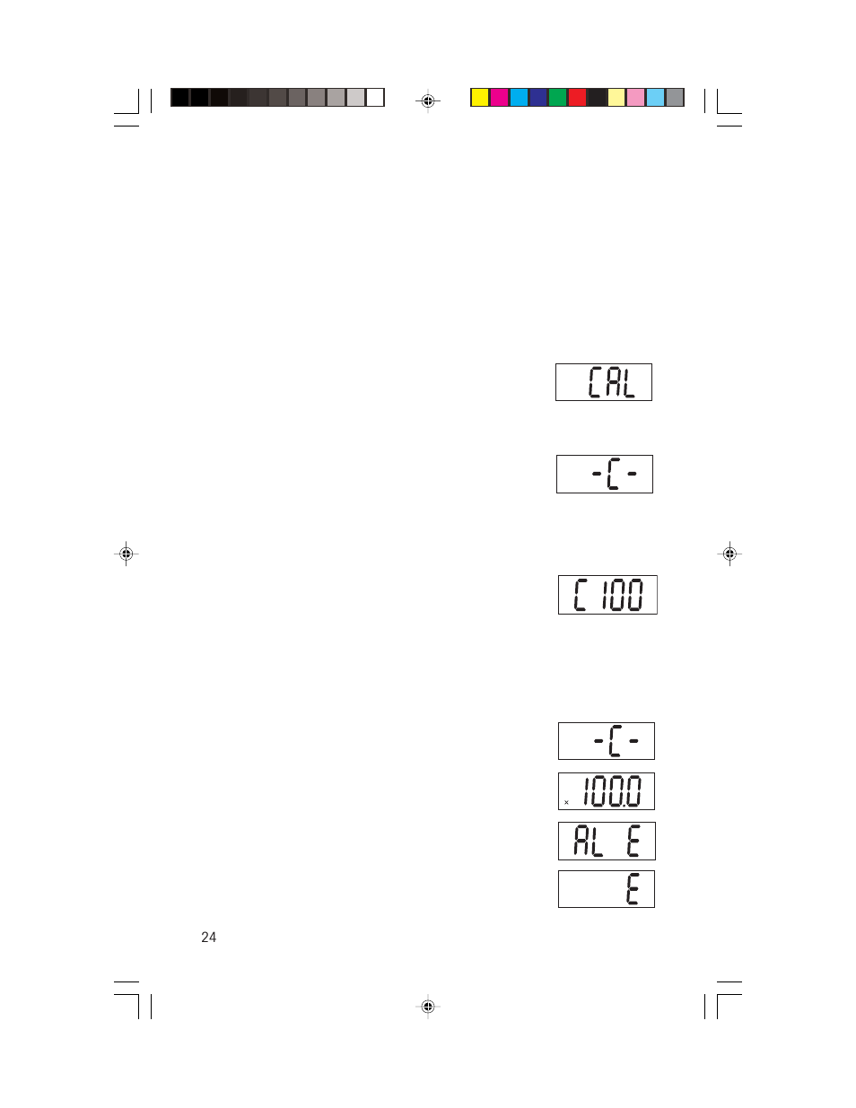 Regolazione (cal), Tastierino a due pulsanti | Ohaus HH 120D HAND HELD SCALES Manual multi User Manual | Page 24 / 40