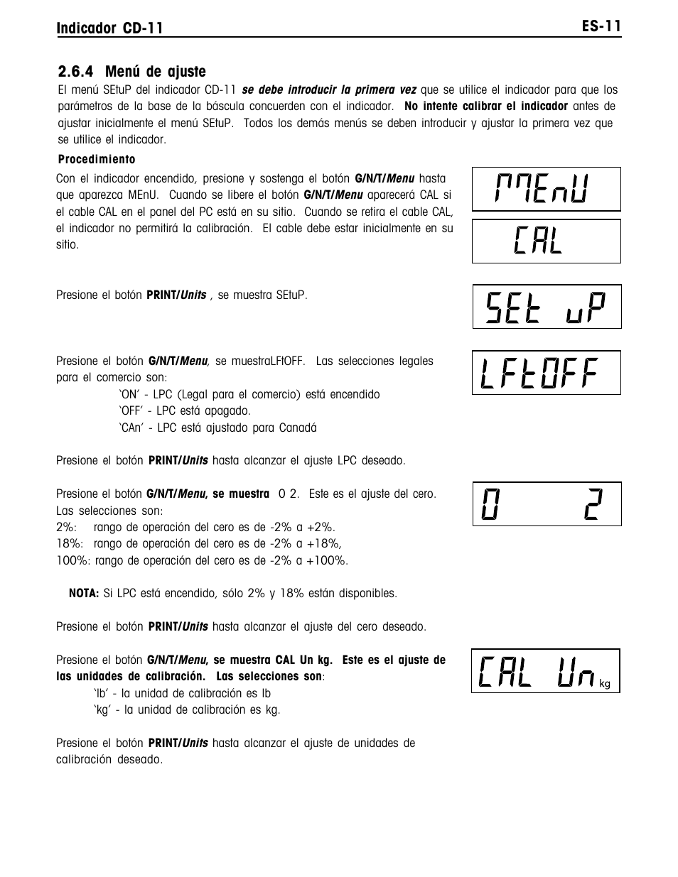 Ohaus CD-11 Indicator Manual multi User Manual | Page 55 / 120