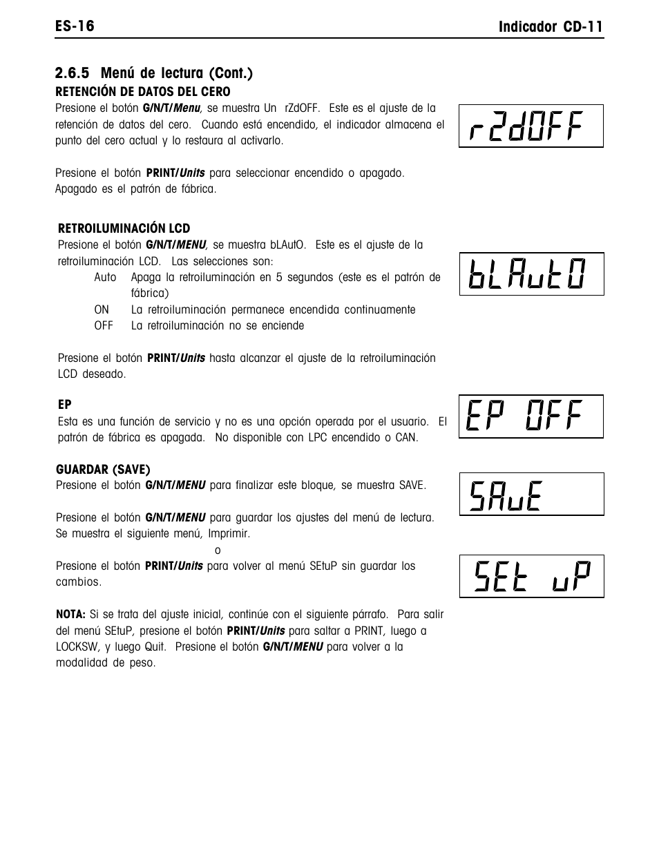 Ohaus CD-11 Indicator Manual multi User Manual | Page 60 / 120