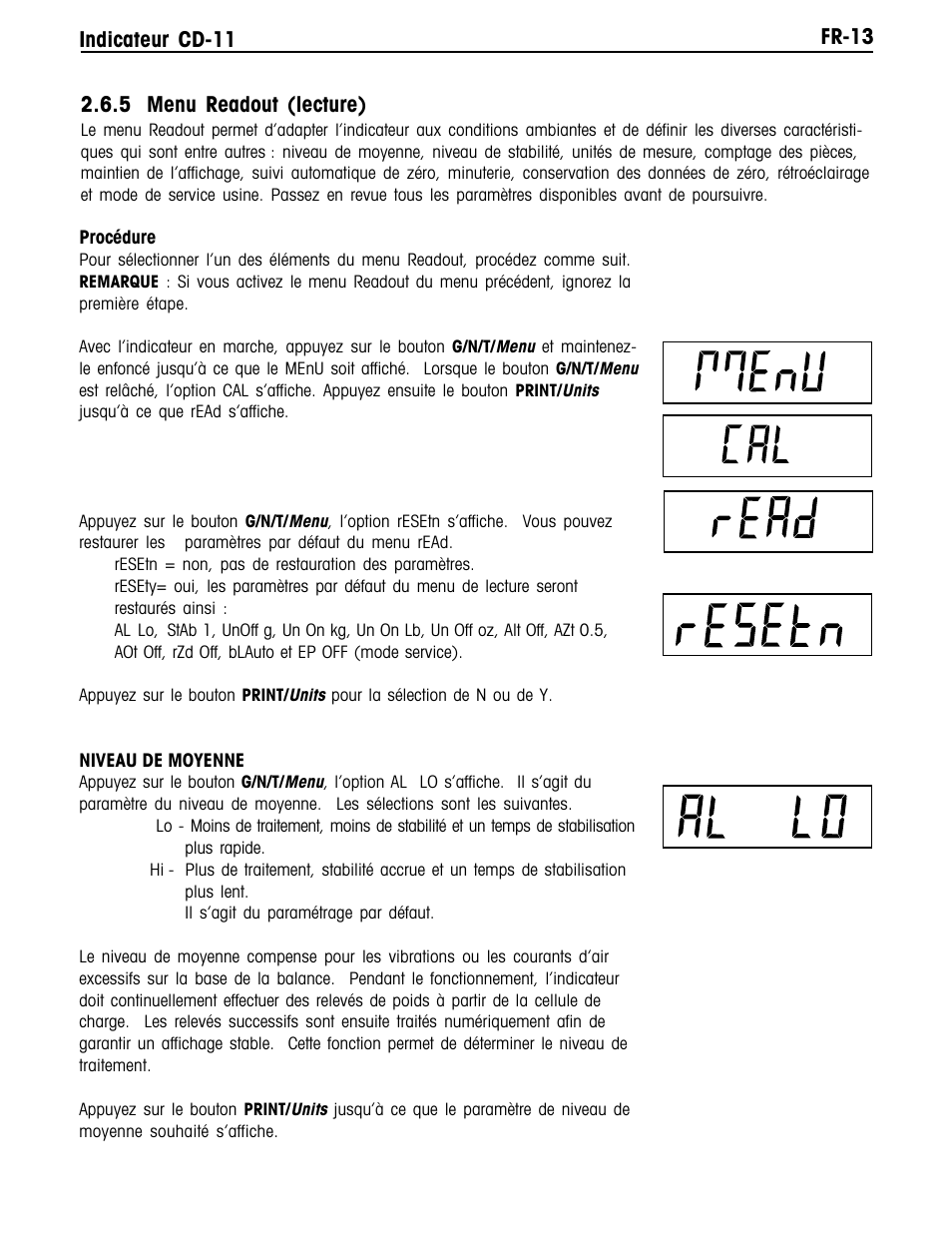 Ohaus CD-11 Indicator Manual multi User Manual | Page 95 / 120