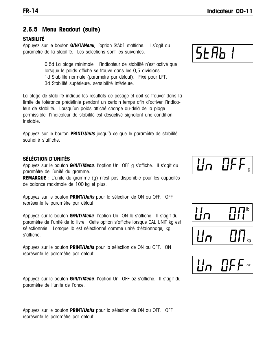 Ohaus CD-11 Indicator Manual multi User Manual | Page 96 / 120