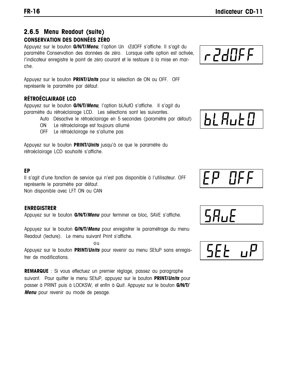 Ohaus CD-11 Indicator Manual multi User Manual | Page 98 / 120