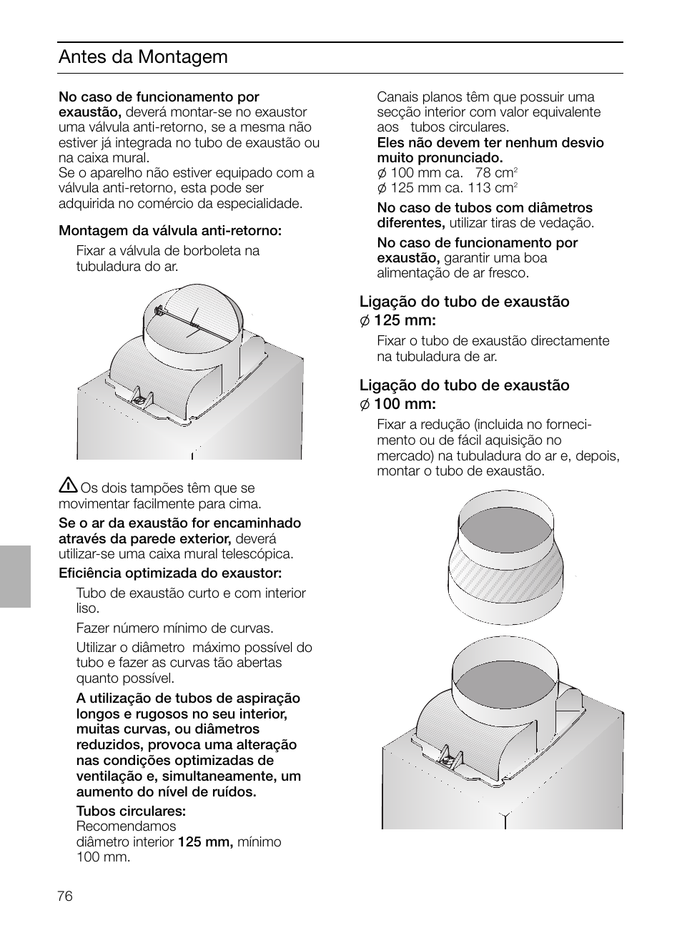 Antes da montagem | Siemens LC 46322 User Manual | Page 76 / 80