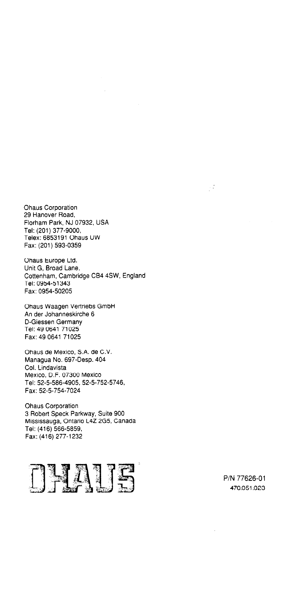 Ohaus DS Series Electronic Digital Bench Scales User Manual | Page 8 / 38