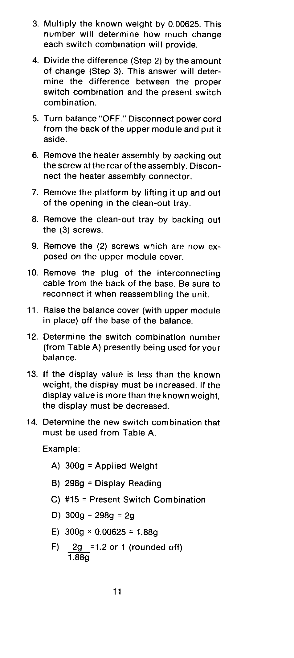 Ohaus MB301 Electronic Balances User Manual | Page 11 / 29