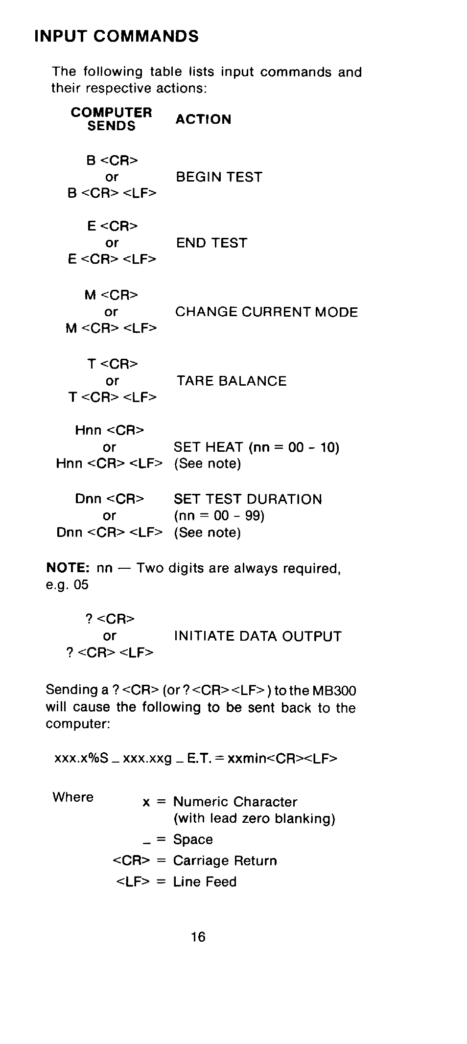 Ohaus MB301 Electronic Balances User Manual | Page 16 / 29