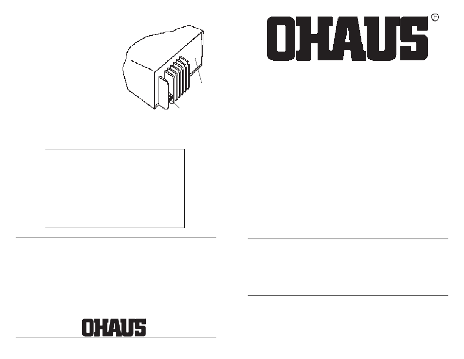 Security device accessory, Installation instructions, Other balances | Ohaus MB301 Electronic Balances User Manual | Page 29 / 29