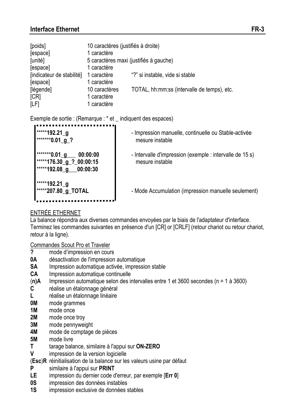 Ohaus NAVIGATOR NVT Ethernet Interface Manual multi User Manual | Page 13 / 32