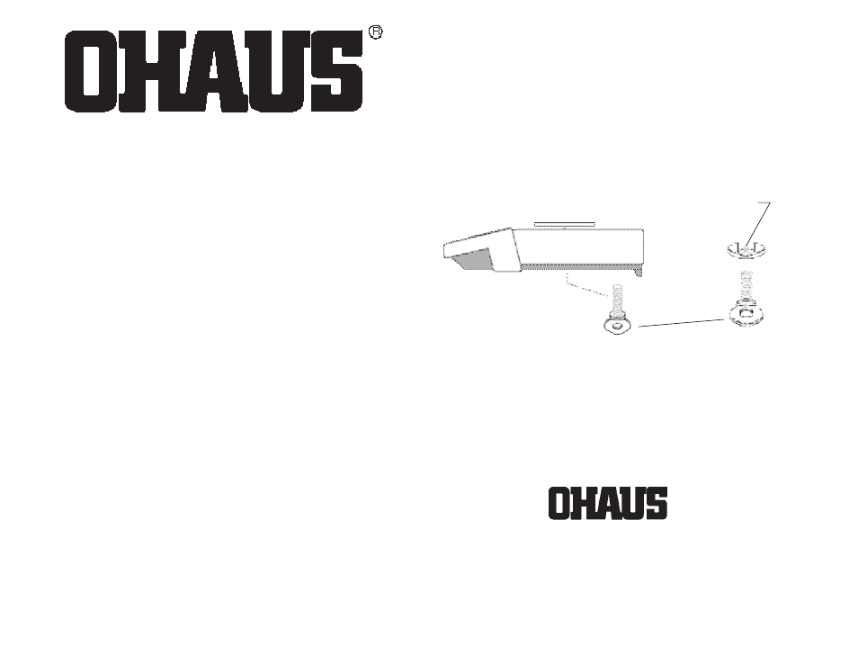 Weigh below hook, Weigh below hook accessory, Standard | For precision, Electronic balances, Installation instructions, Installation | Ohaus TS Series Electronic Balance User Manual | Page 51 / 77