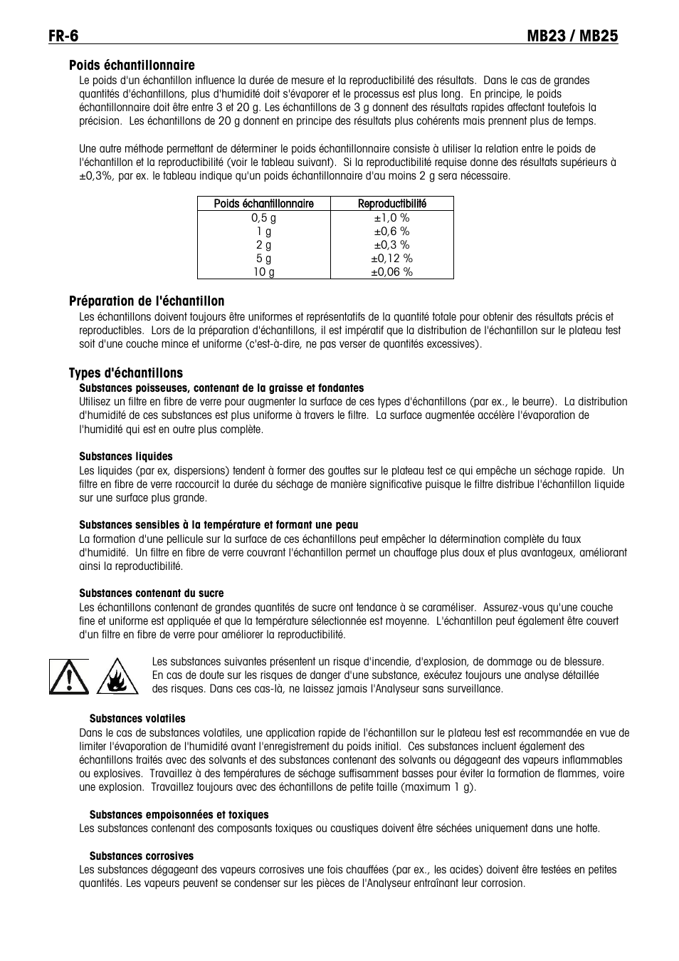 Ohaus MB23 MOISTURE ANALYZER Manual it User Manual | Page 28 / 56