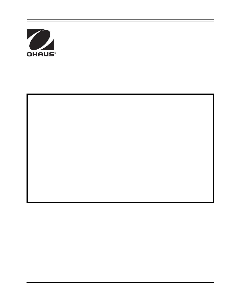 Ohaus DEFENDER D500M MECHANICAL BENCH SCALE Manual User Manual | 12 pages