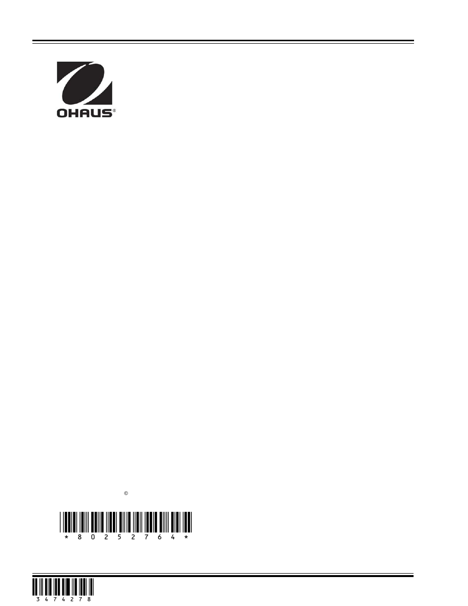 Ohaus DEFENDER D500M MECHANICAL BENCH SCALE Manual User Manual | Page 12 / 12