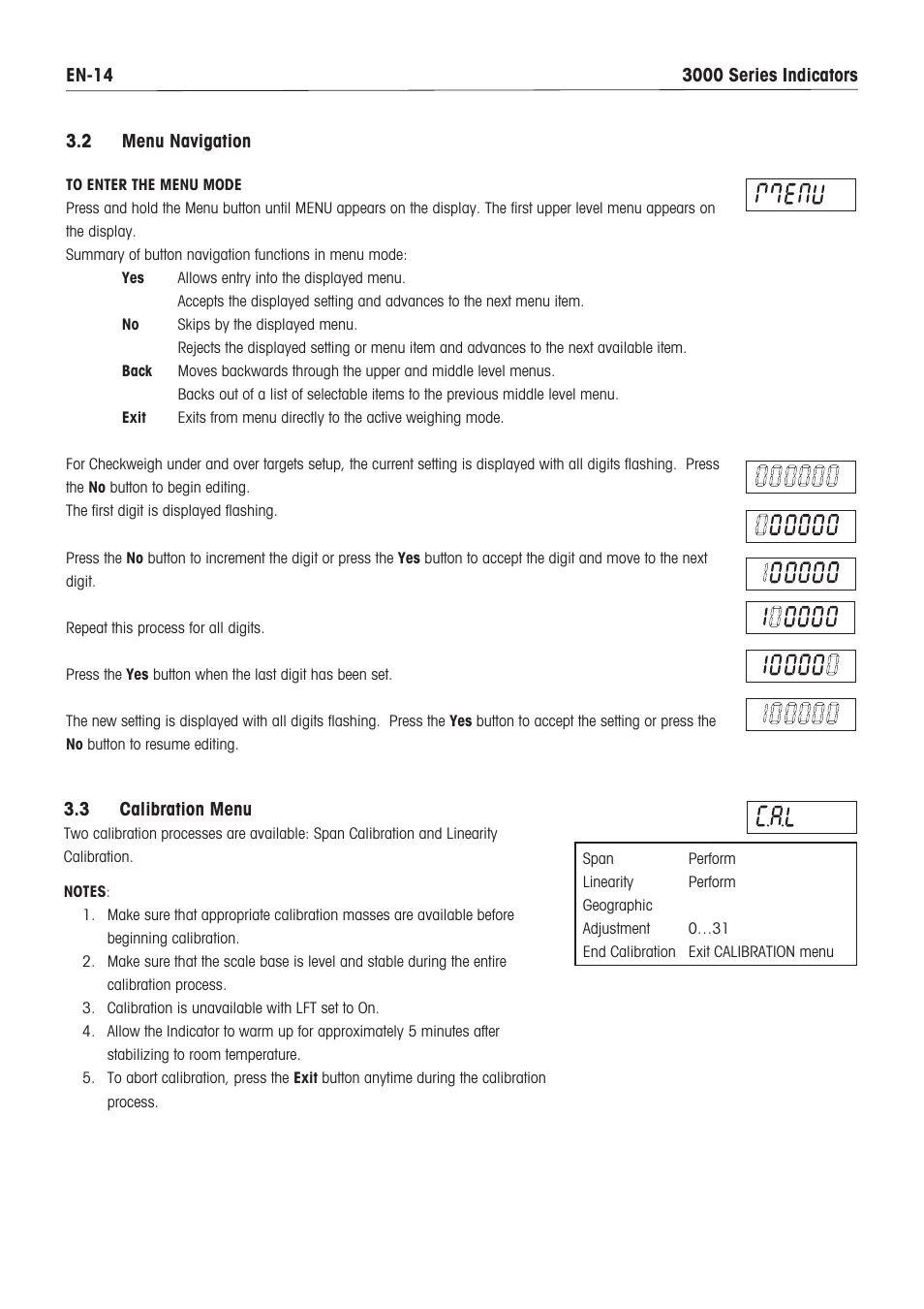 Ohaus DEFENDER 3000 METAL WEIGHING INDICATOR Manual en User Manual | Page 16 / 48