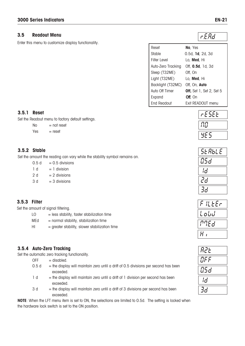 Ohaus DEFENDER 3000 METAL WEIGHING INDICATOR Manual en User Manual | Page 23 / 48