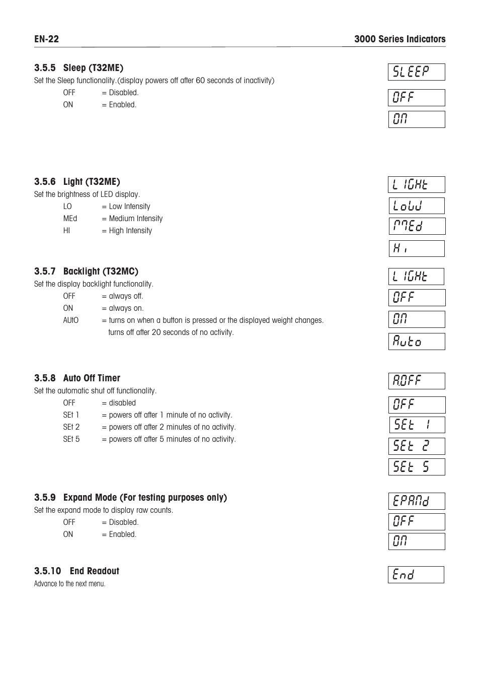 Ohaus DEFENDER 3000 METAL WEIGHING INDICATOR Manual en User Manual | Page 24 / 48