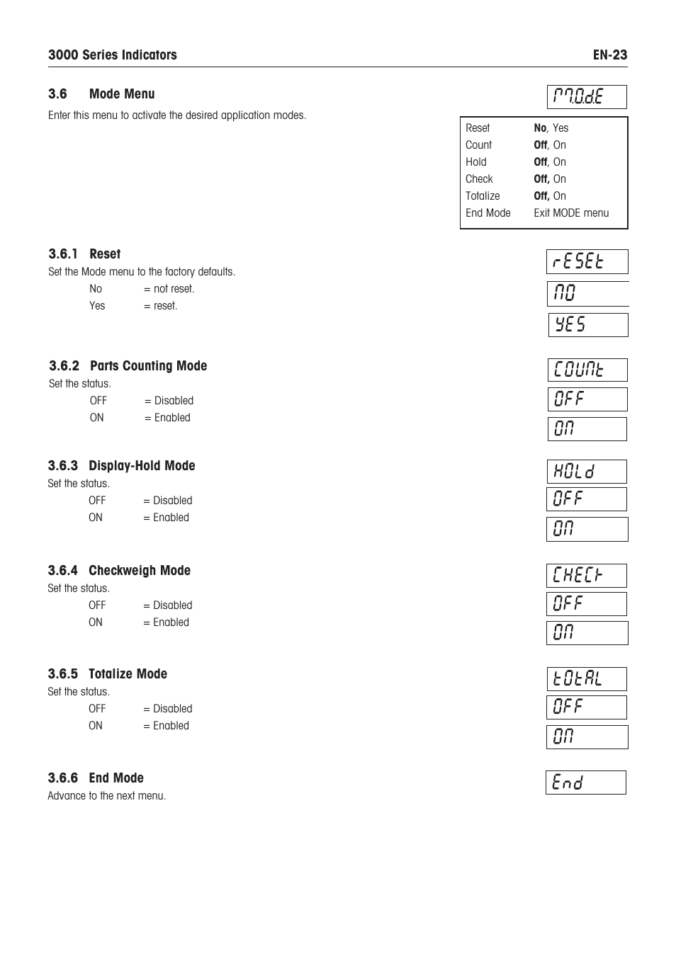 Ohaus DEFENDER 3000 METAL WEIGHING INDICATOR Manual en User Manual | Page 25 / 48