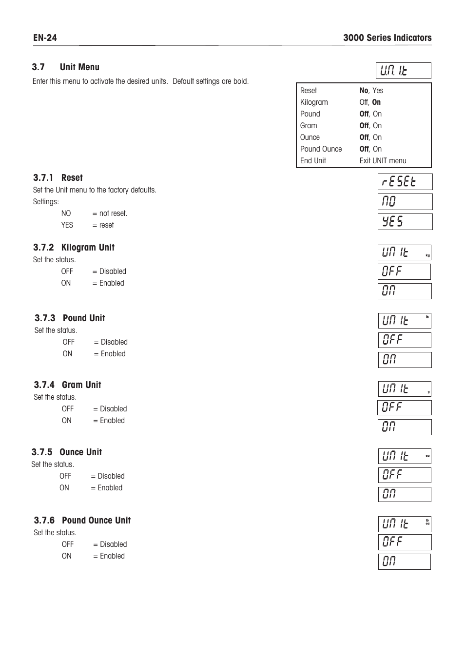 Ohaus DEFENDER 3000 METAL WEIGHING INDICATOR Manual en User Manual | Page 26 / 48