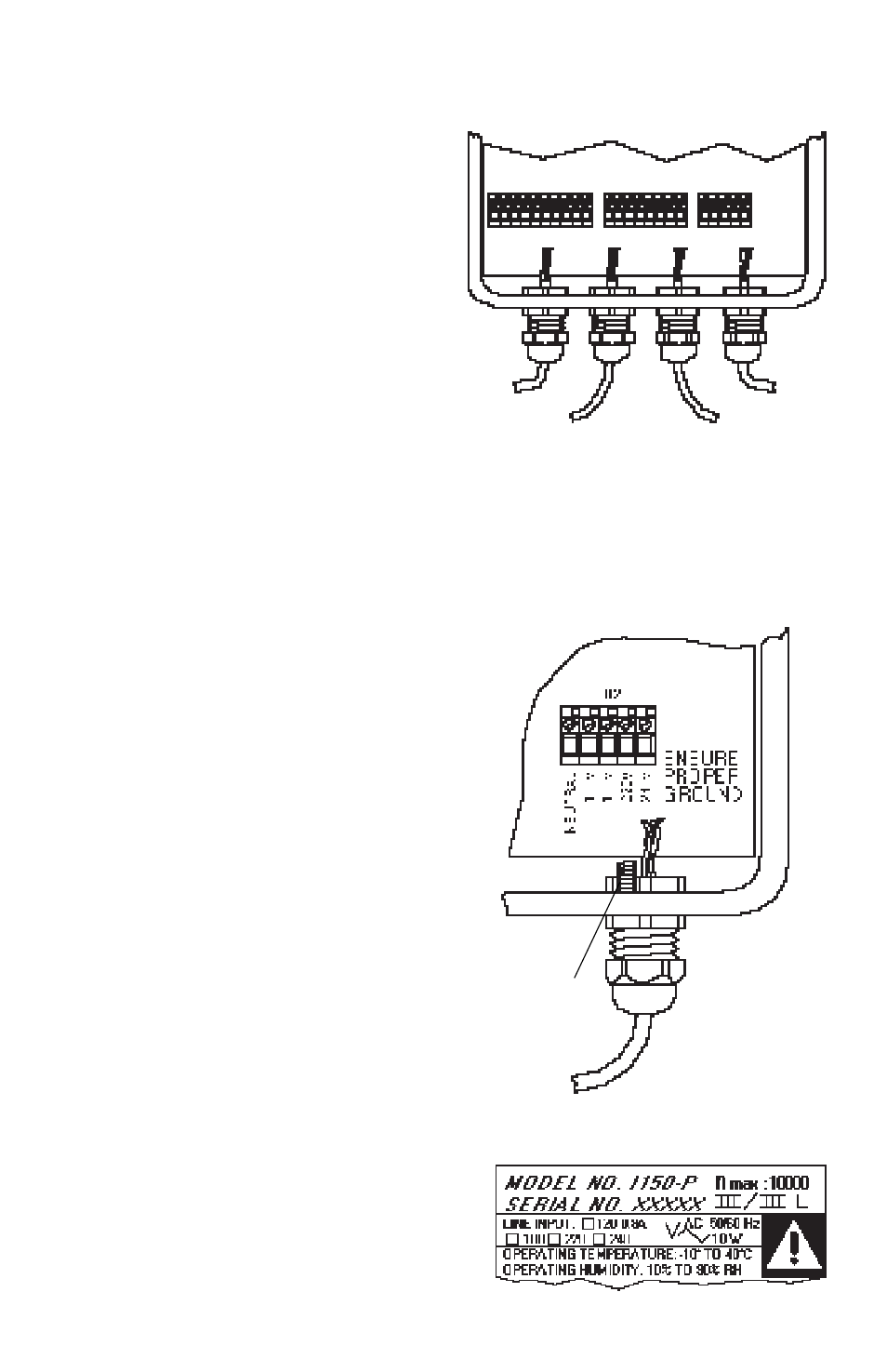 Installation, Power connections | Ohaus I150-S Indicator User Manual | Page 7 / 76