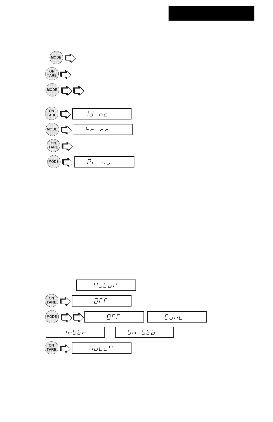 Print options, Auto print feature, Menus | Ohaus AP250E ANALYTICAL Plus Electronic Balances User Manual | Page 61 / 128