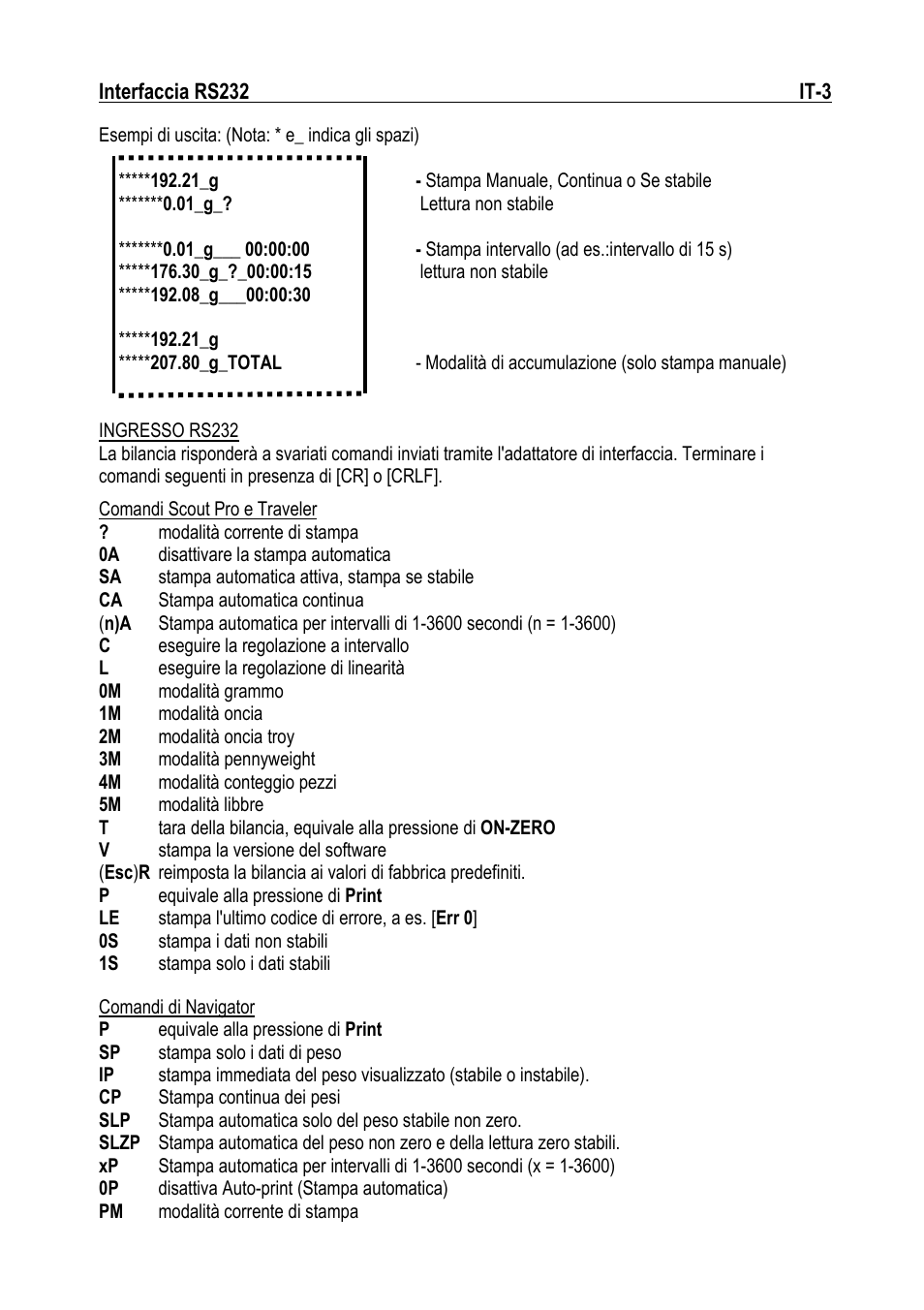 Ohaus RS232 Interface Manual ru User Manual | Page 21 / 38