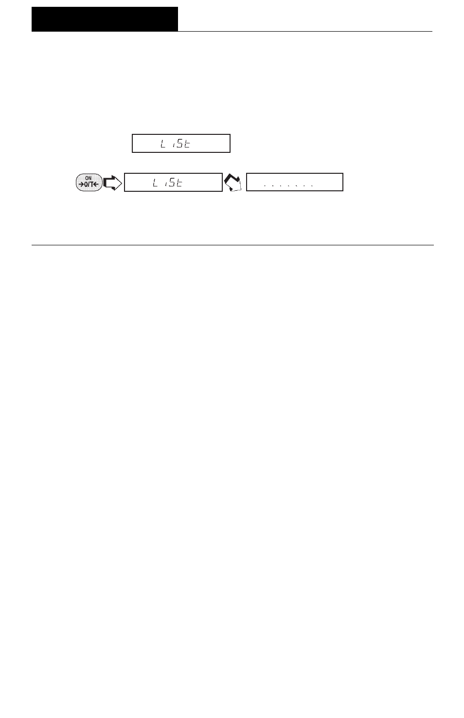 List, Menus | Ohaus GT Series Electronic Balance User Manual | Page 107 / 121