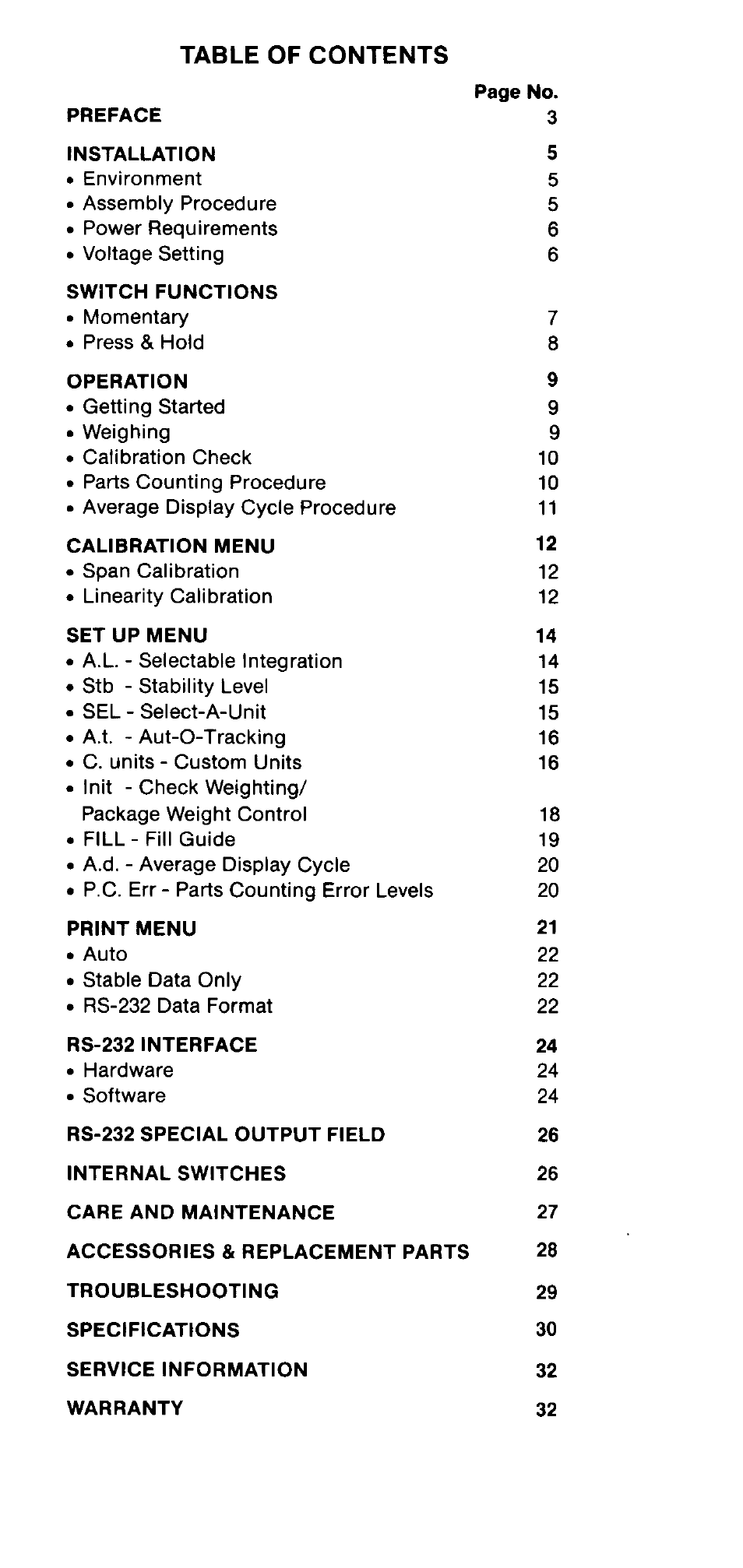 Ohaus GT Series Electronic Balance User Manual | Page 3 / 121