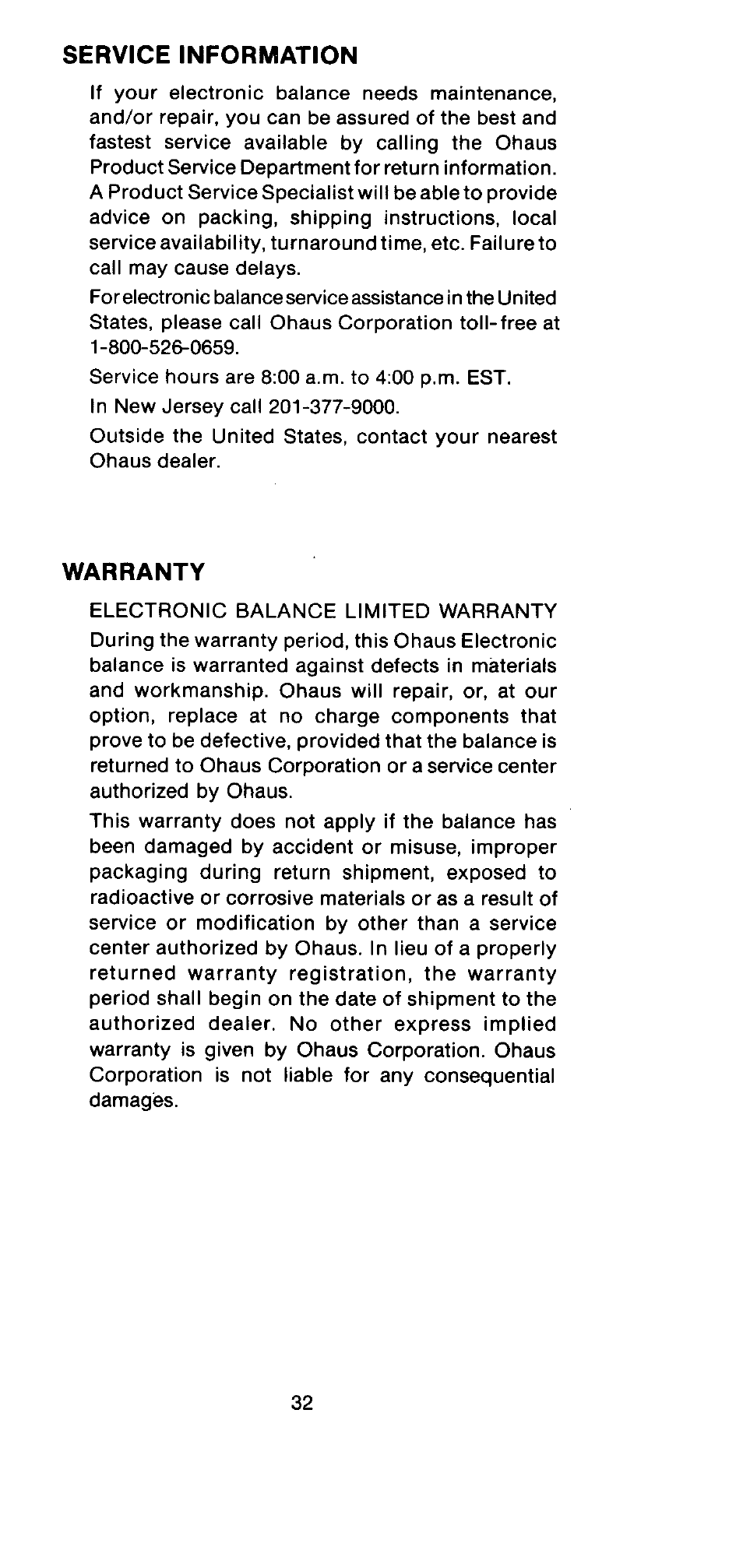 Ohaus GT Series Electronic Balance User Manual | Page 32 / 121