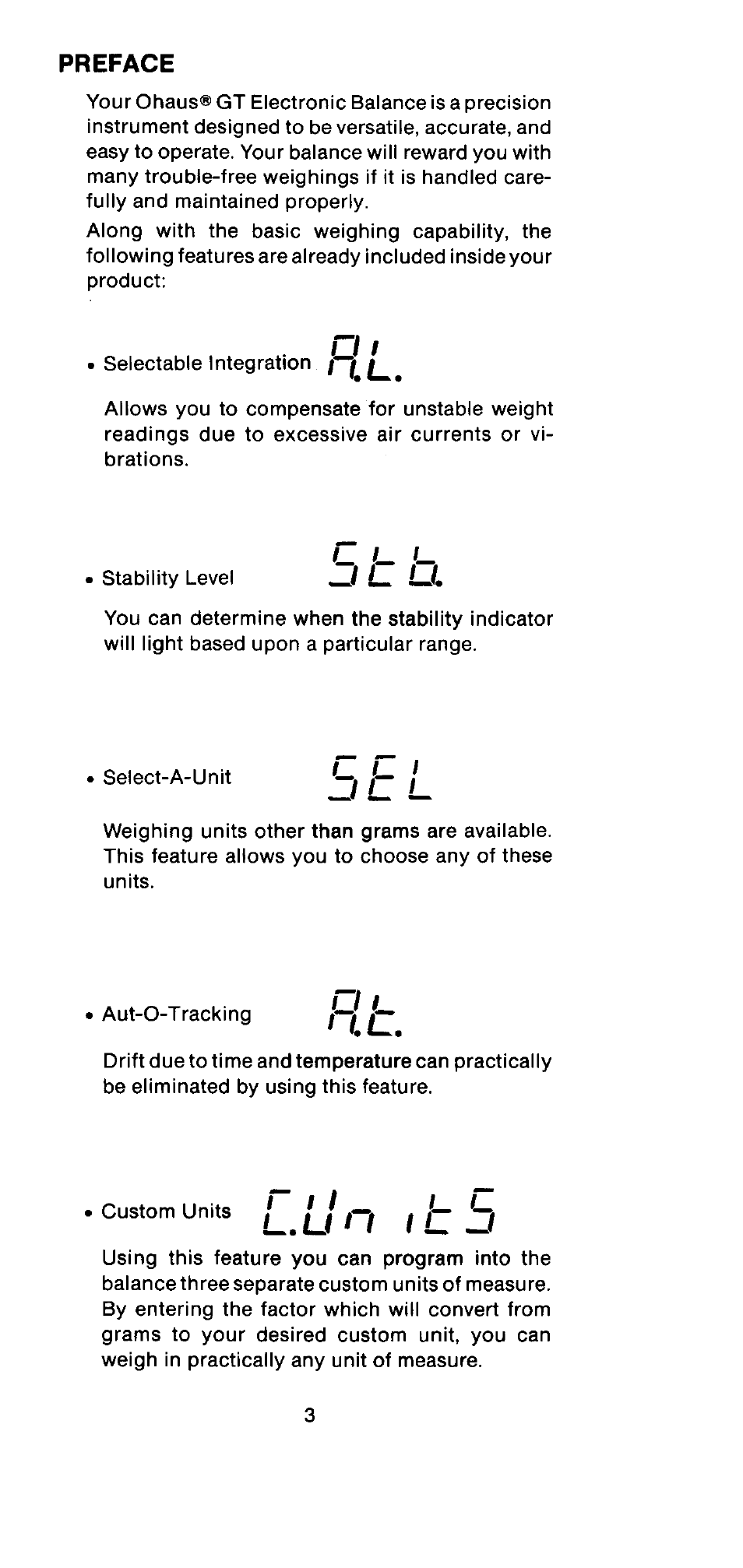 Ohaus GT Series Electronic Balance User Manual | Page 4 / 121