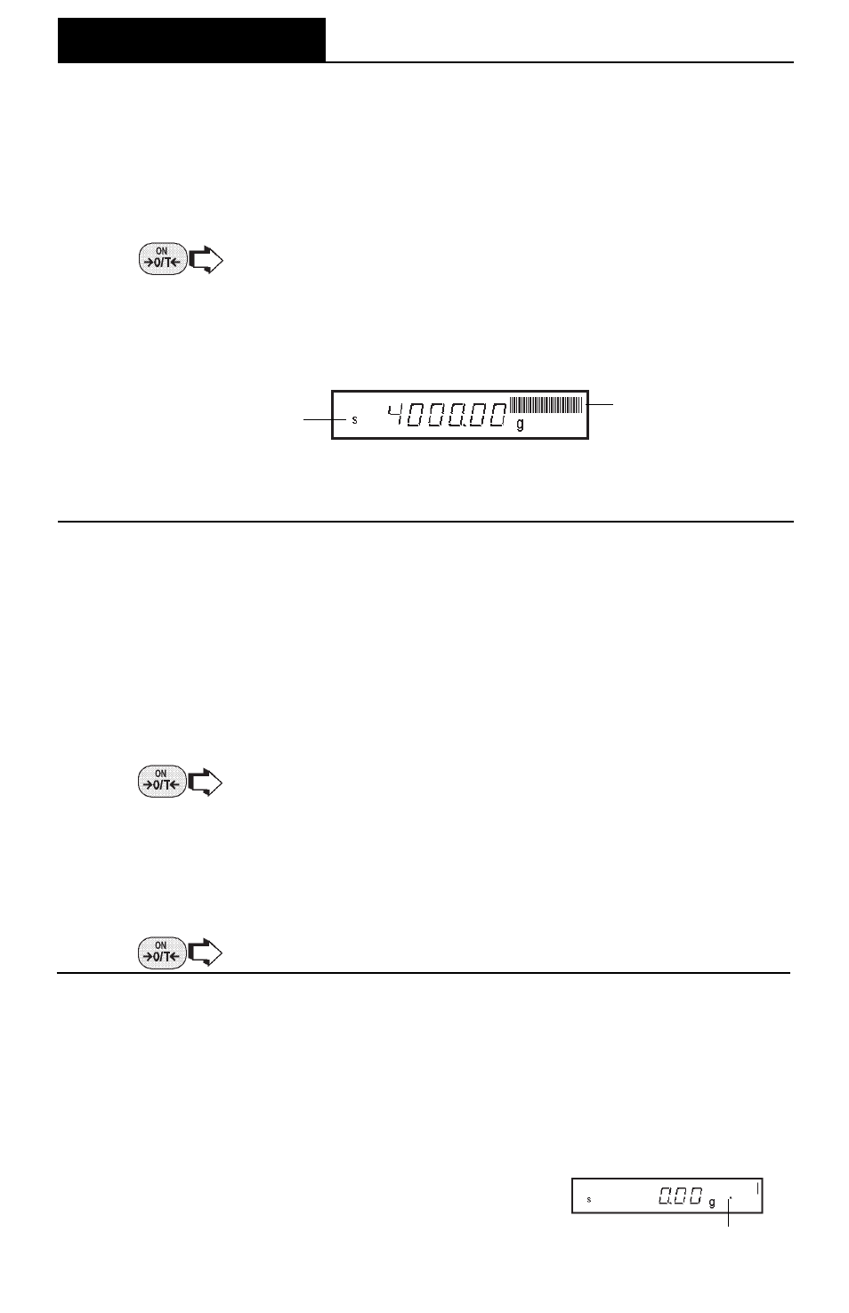 Weighing, Zero/tare, Auto tare | Operation | Ohaus GT Series Electronic Balance User Manual | Page 59 / 121
