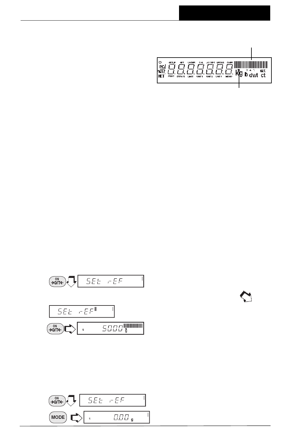 Fill guide, Reference weight, Operation | Ohaus GT Series Electronic Balance User Manual | Page 64 / 121