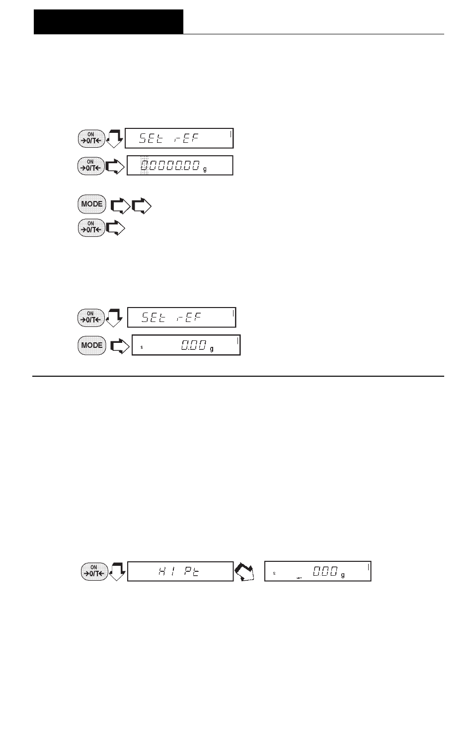 Reference number, High point, Operation | Ohaus GT Series Electronic Balance User Manual | Page 65 / 121