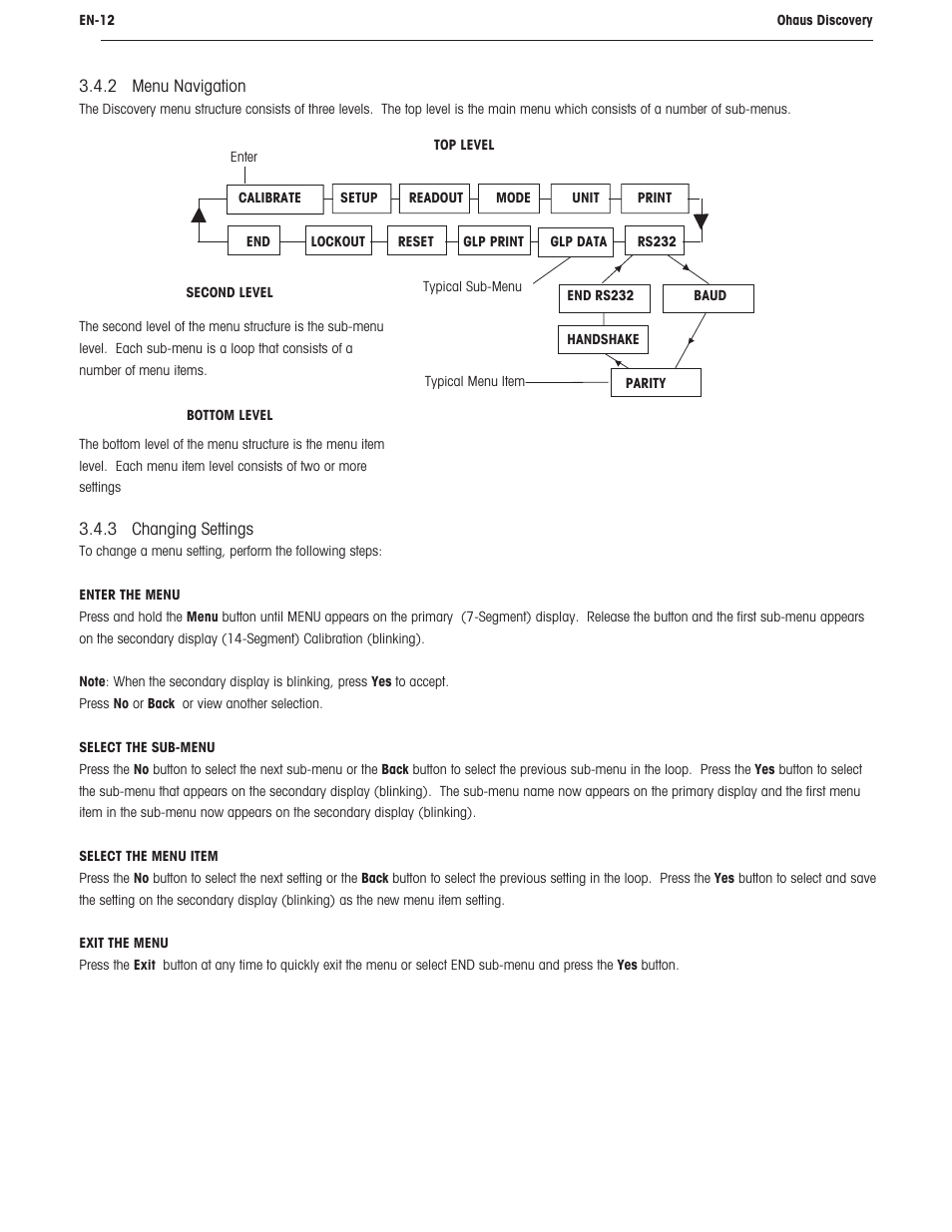 Ohaus DISCOVERY SEMI-MICRO AND ANALYTICAL BALANCES Manual User Manual | Page 16 / 52