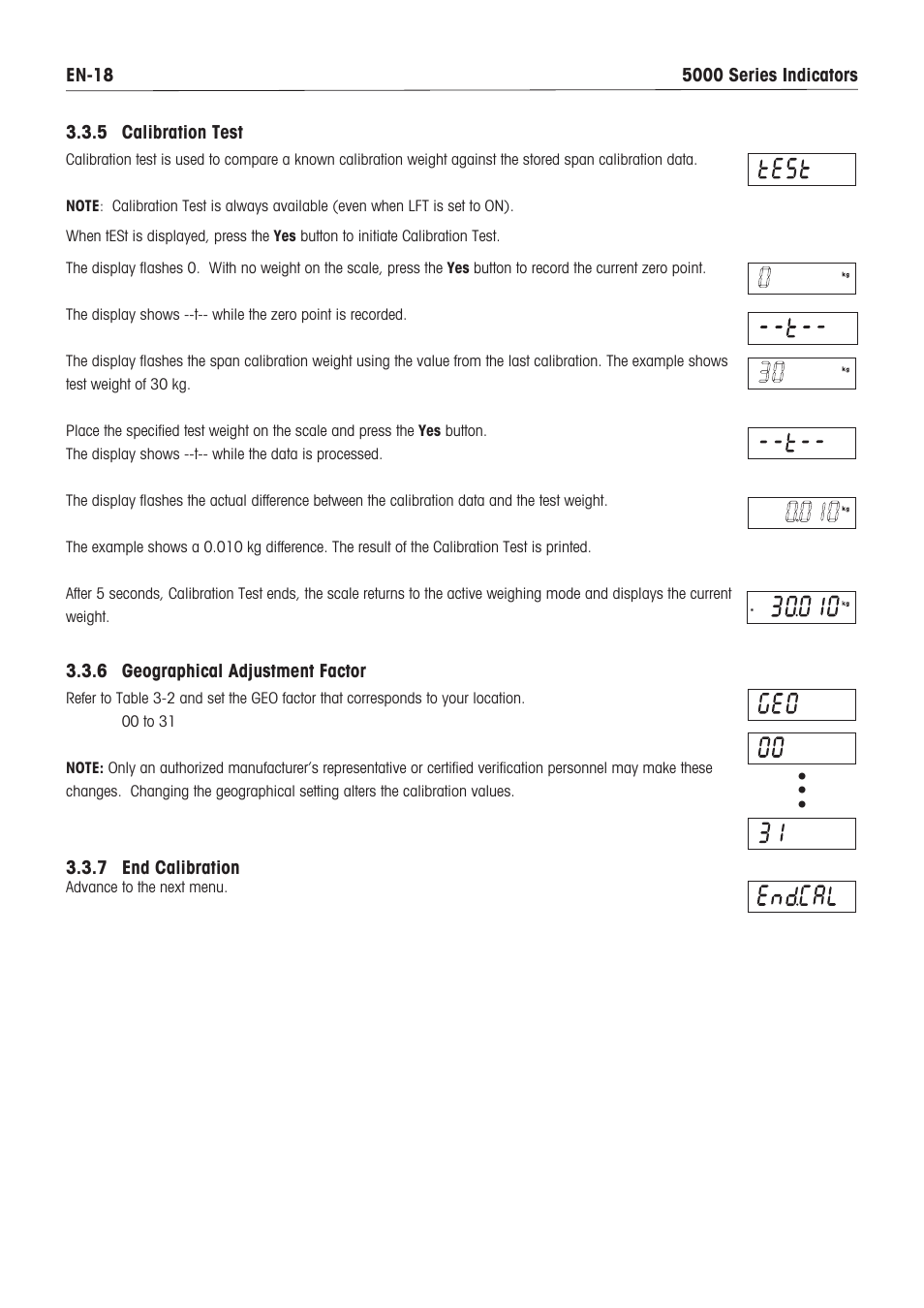 Ohaus DEFENDER 5000 BENCH SCALES Manual en User Manual | Page 20 / 64